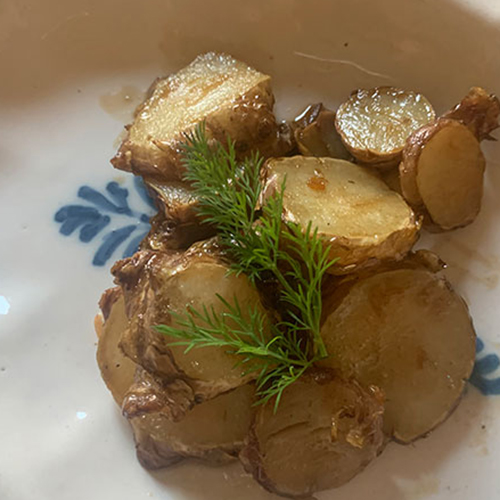 バルサミコ酢　菊芋のレシピ