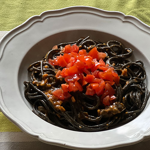 ラプロンタ　いかすみスパゲッティのアレンジ