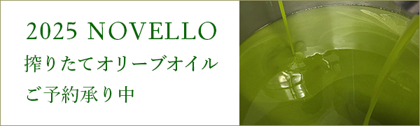 搾りたてオリーブオイル　ご予約承り中